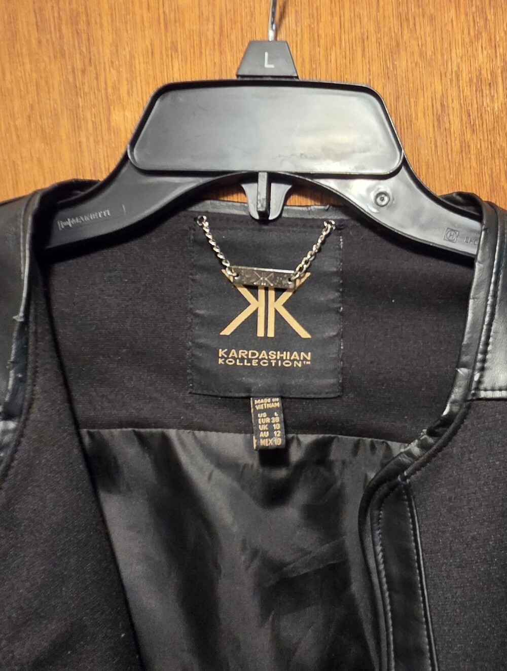 Kardashian Kollection Black Cropped Blazer Jacket - Picture 5 of 8